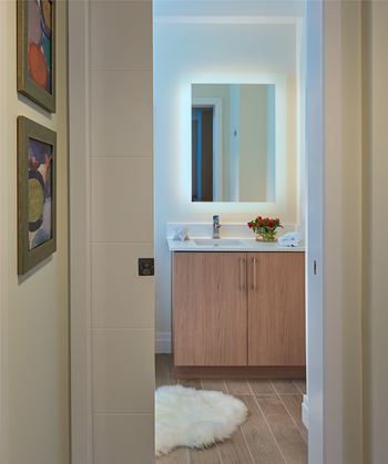 Bathroom at Elysium Fourteen, Washington, 20009